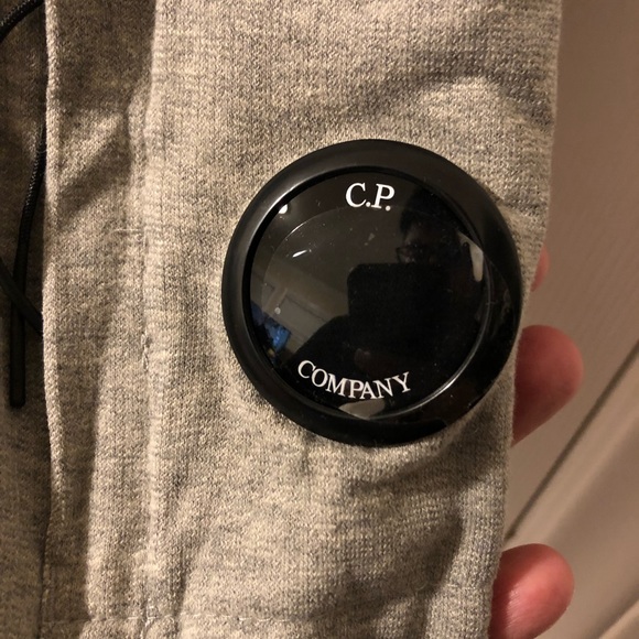 CP Company Fleece Lens Crew Sweatshirt Grey XL - Picture 2 of 5